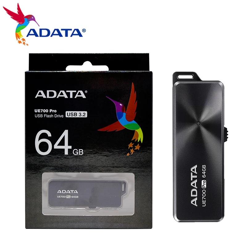 ADATA UE700 PRO128 GB 64GB, USB3.2 м  ÷ ̺, ǻ ۾  н 